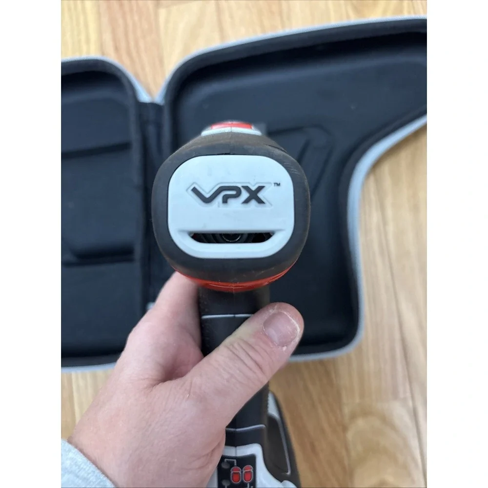Black & Decker VPX 7V Cordless Drill Set Driver, Case, Bits- Untested
